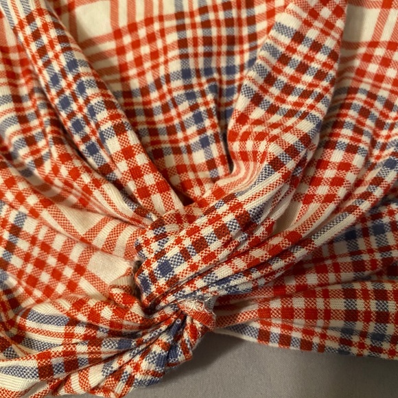 Knotted plaid shirt - Picture 2 of 2